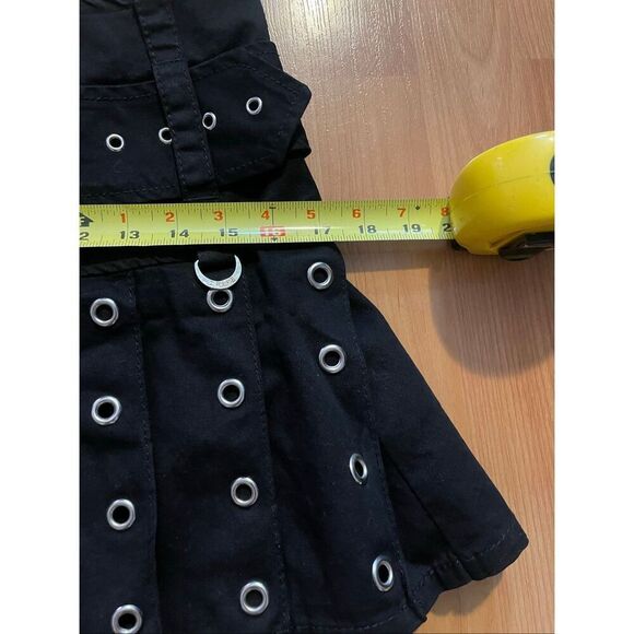 Tripp NYC Grommet Pleated Buckle Mini Skirt Women’s Size S - Picture 5 of 7